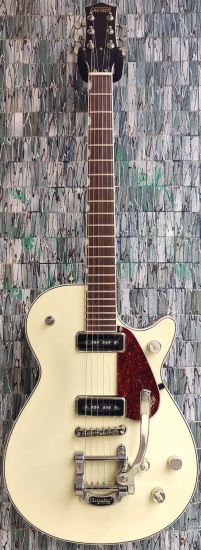 Gretsch G5210T-P90 Electromatic Jet Two 90 Single-Cut with Bigsby, Laurel Fingerboard, Vintage White