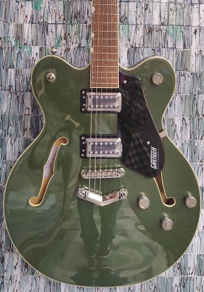 Gretsch G5622 Electromatic Center Block Double-Cut with V-Stoptail, Laurel Fingerboard, Olive Metallic