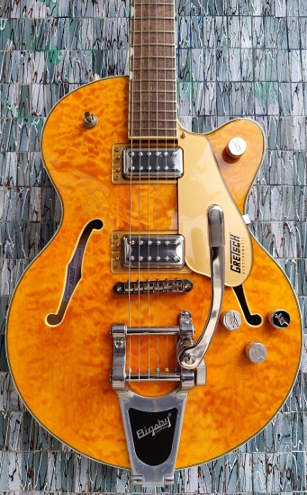 Gretsch G5655T-QM Electromatic Center Block Jr. Single-Cut Quilted Maple with Bigsby, Speyside