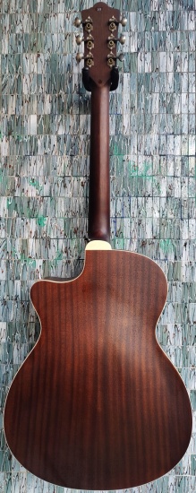 Guild Westerly Collection OM-240CE Electro-Acoustic Orchestra Cutaway, Antique Charcoal Burst
