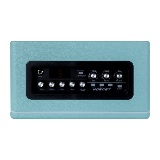 Mooer Hornet 15 Watt Combo Amplifier, Blue