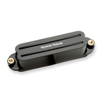 Seymour Duncan SHR-1n Hot Rails for Strat Single-Coil Sized Humbucker Neck Pickup, Black