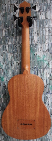 Kala Nomad Electro-Acoustic U-Bass, Mahogany