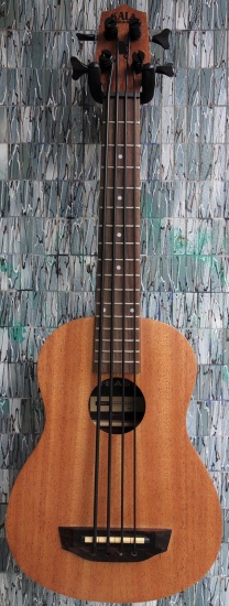 Kala Nomad Electro-Acoustic U-Bass, Mahogany