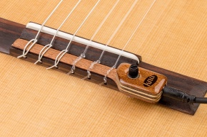 KNA NG-2 Portable Bridge Mounted Passive Piezo with Volume Control for Nylon-String Guitar