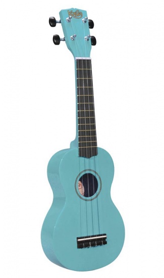 Korala UKS-30-LBU Soprano Ukulele, Light Blue