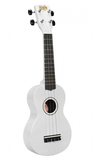 Korala UKS-30-WH Soprano Ukulele, White