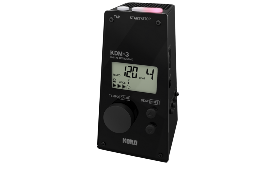 Korg KDM-3 Digital Metronome, Black