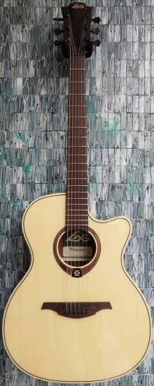 Lag T88ACE Tramontane 88 Electro-Acoustic Solid Spruce Cutaway, Natural Gloss