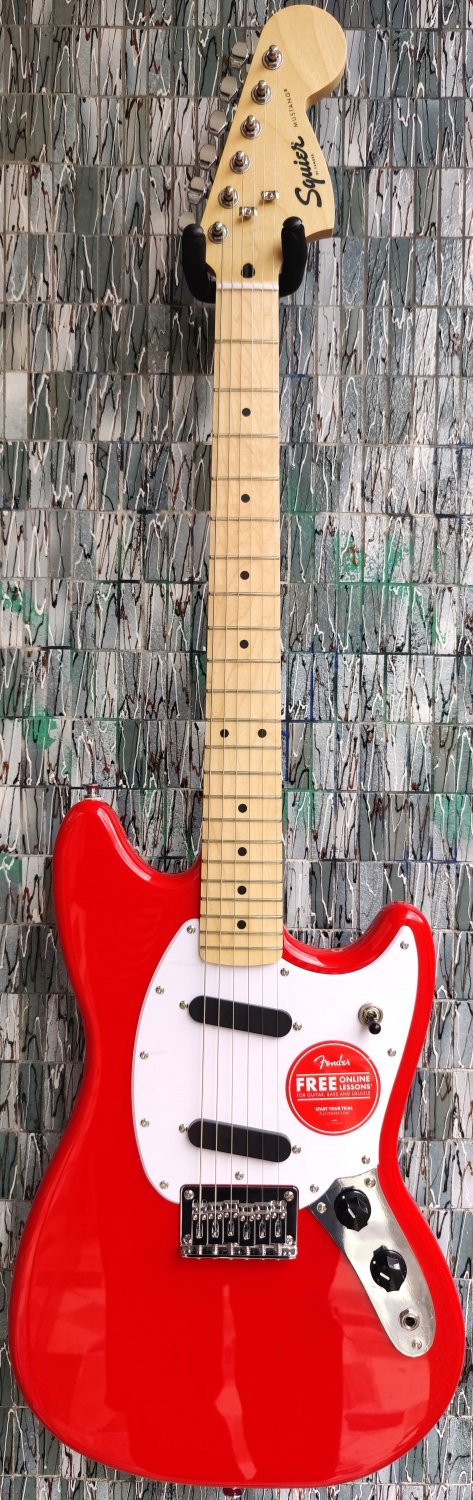 Squier Sonic Mustang, Maple Fingerboard, Torino Red