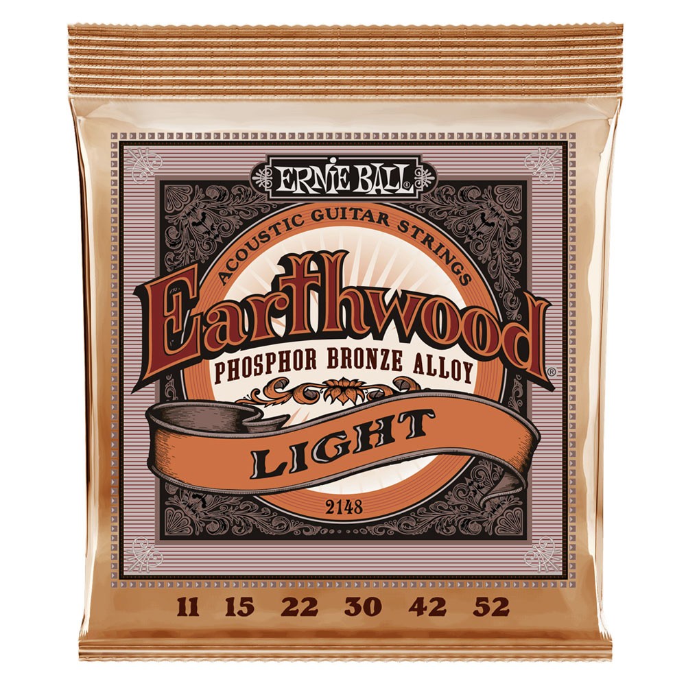 Ernie Ball Earthwood PHOSPHOR BRONZE LIGHT SET 11-52