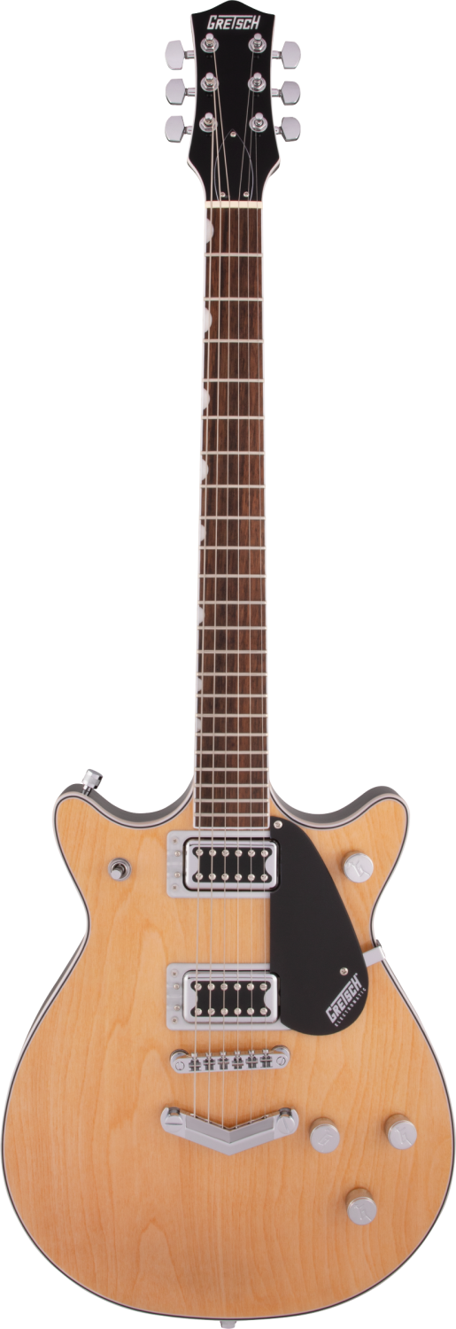 Gretsch G5222 Electromatic Double Jet BT with V-Stoptail, Laurel Fingerboard, Aged Natural