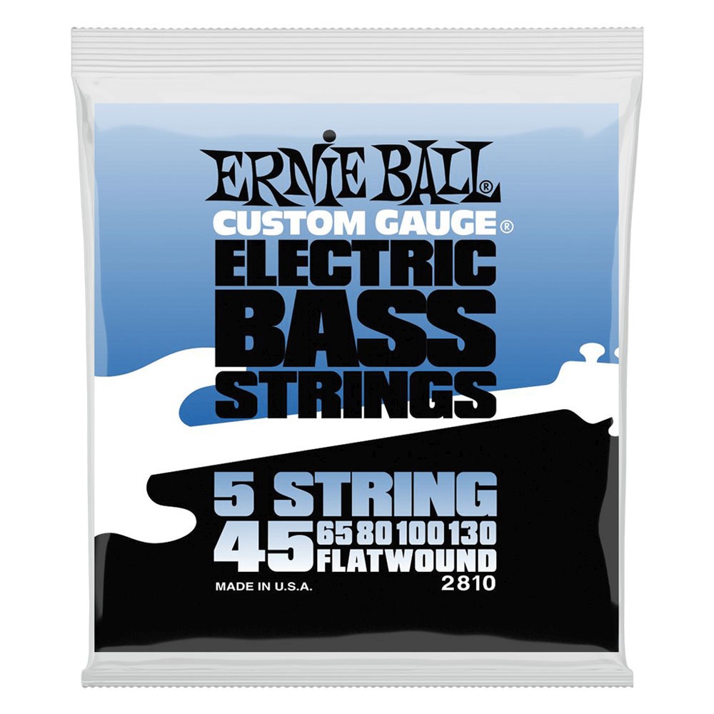Ernie Ball STAINLESS FLATWOUND SET 45-130 5-STRING
