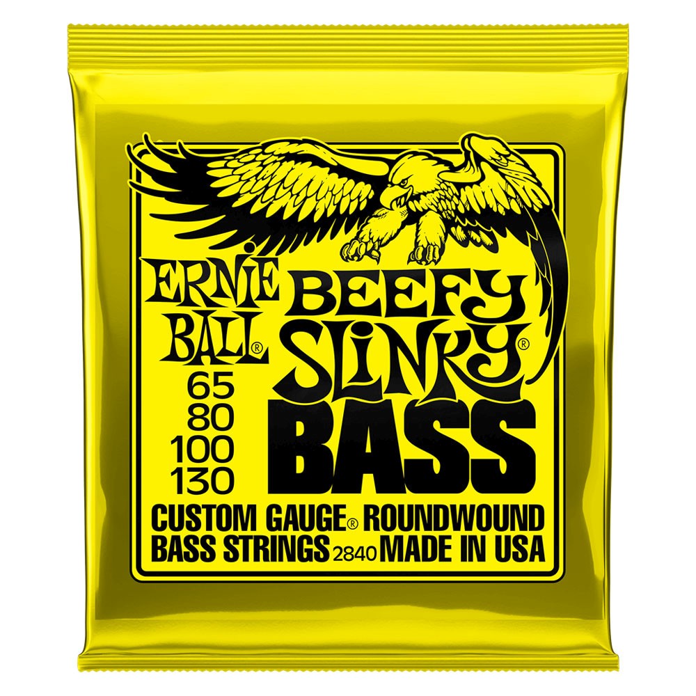 Ernie Ball BEEFY SLINKY BASS SET 65-130