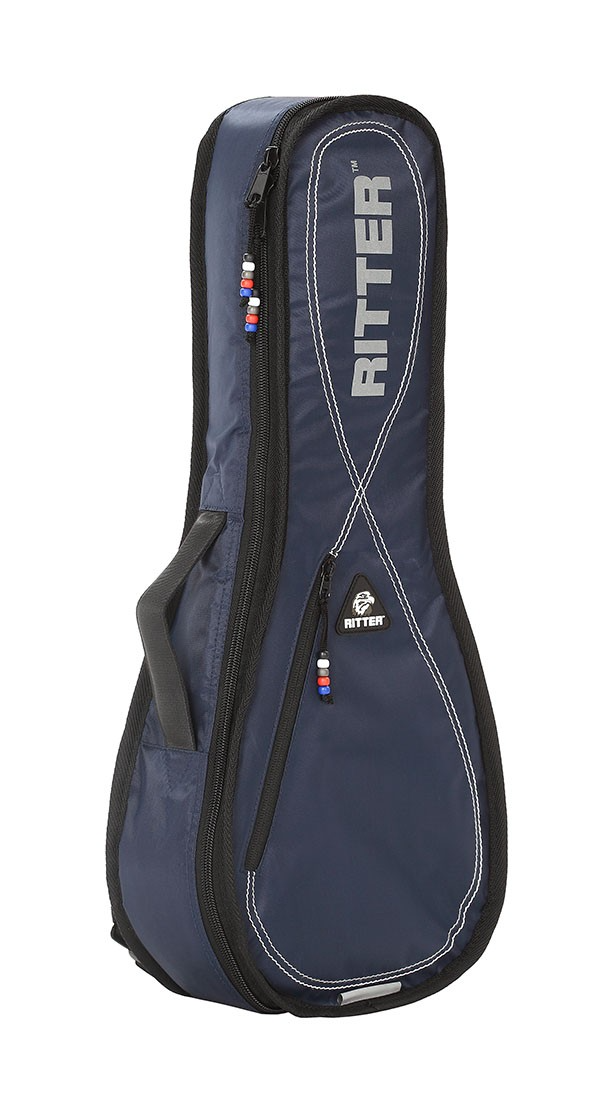 Ritter Performance 2 Series Soprano Ukulele Gig Bag, Blue/Grey/White