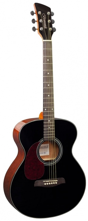 Brunswick BFL200 Left-Handed Grand Auditorium Acoustic Guitar, Black