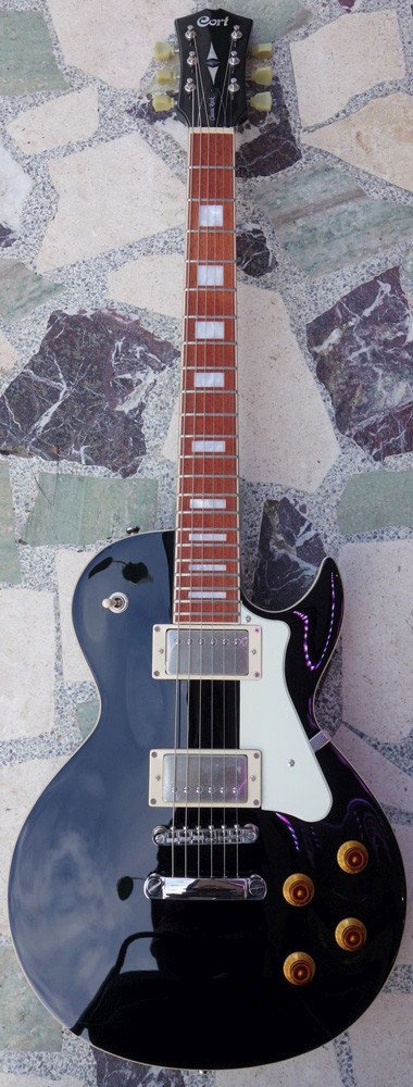Cort Classic Rock Series CR200 Electric Guitar, Black