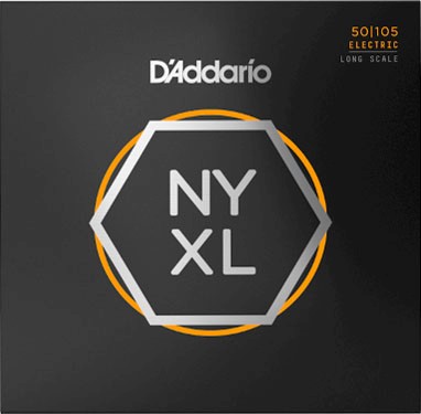 D'Addario NYXL50105 Nickel Wound Bass Guitar Strings, Medium, 50-105, Long Scale