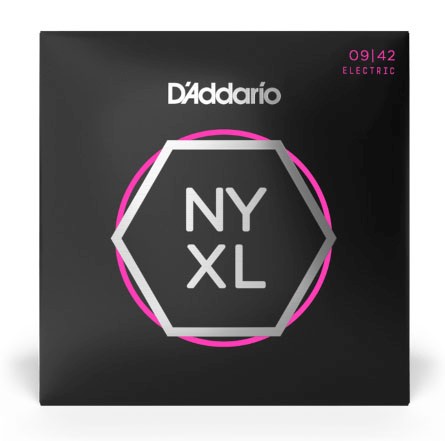 D'Addario NYXL0942 Nickel Wound Electric Guitar Strings, Super Light, 9-42