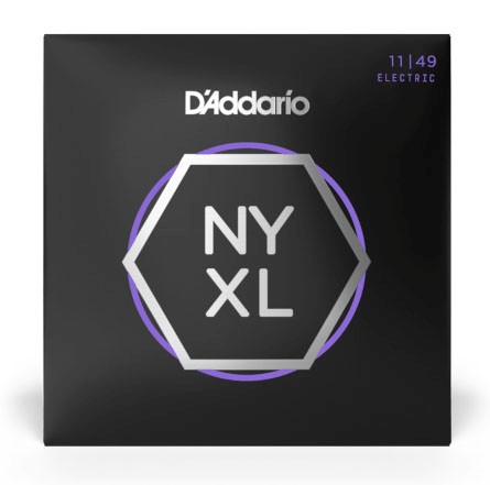 D'Addario NYXL1149 Nickel Wound Electric Guitar Strings, Medium, 11-49