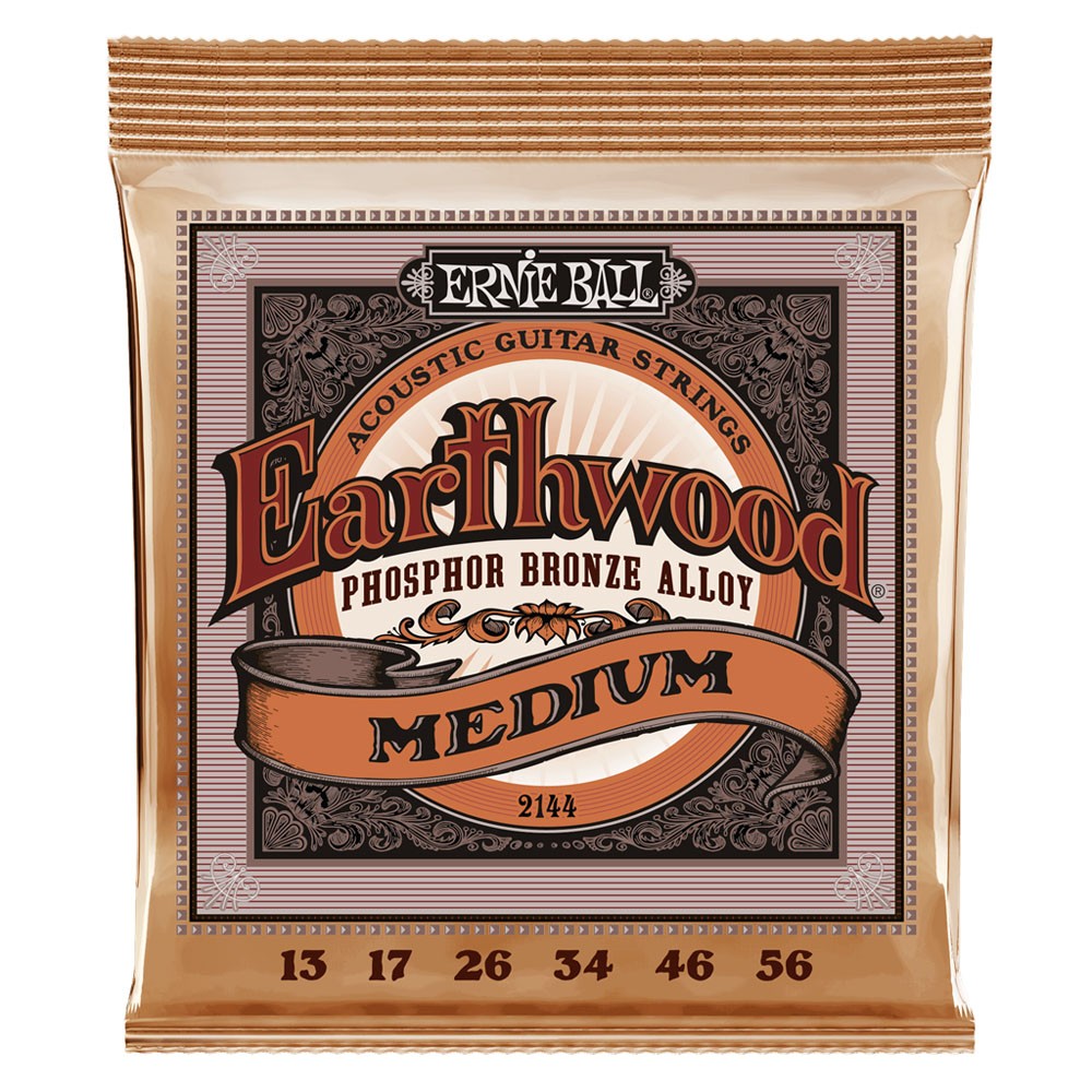 Ernie Ball Earthwood PHOSPHOR BRONZE MEDIUM SET 13-56