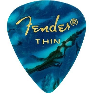 Fender 351 Shape Thin Pick Ocean Turquoise