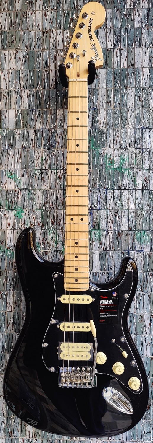 Fender American Performer Stratocaster HSS, Maple Fingerboard, Black