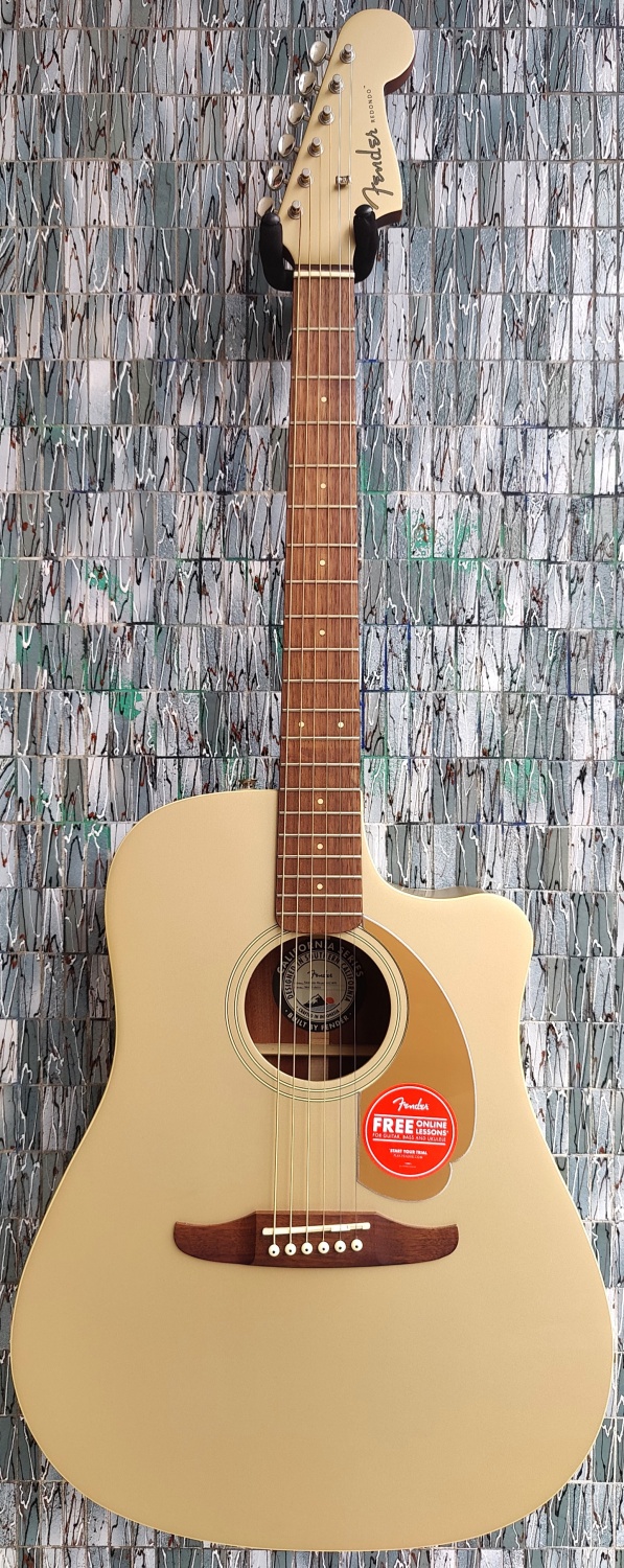 Fender Redondo Player Electro-Acoustic Dreadnought Cutaway, Walnut Fingerboard, Bronze Satin