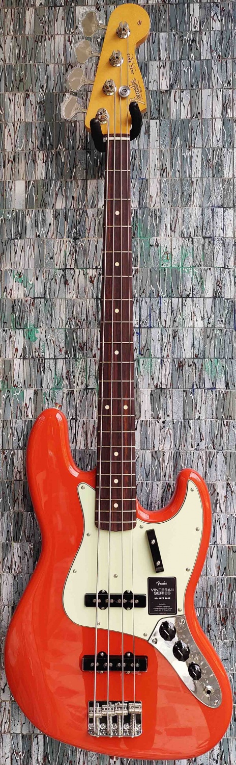 Fender Vintera II '60s Jazz Bass, Rosewood Fingerboard, Fiesta Red