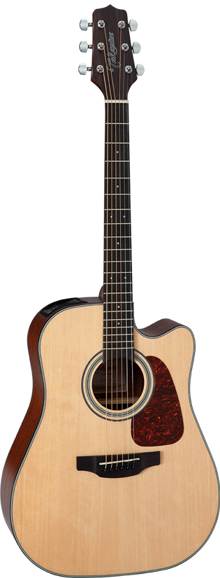 Takamine G Series GD10CE Electro-Acoustic Dreadnought Cutaway, Natural Satin