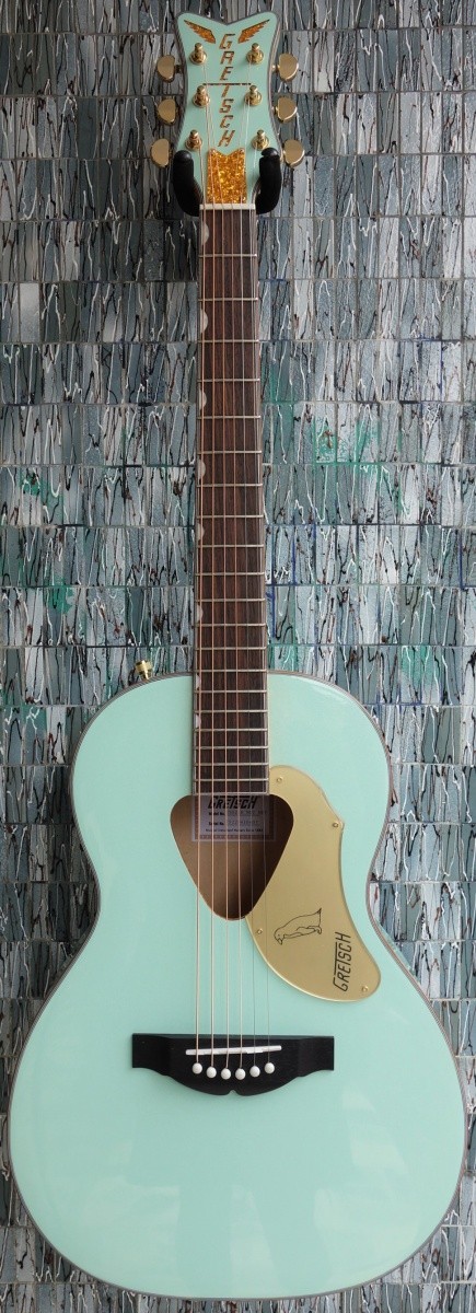 Gretsch G5021E Rancher Penguin Parlor Electro-Acoustic, Mint Metallic