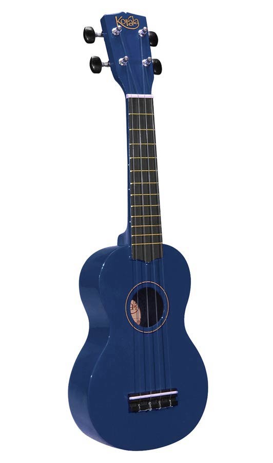 Korala UKS-30-BU Soprano Ukulele, Blue