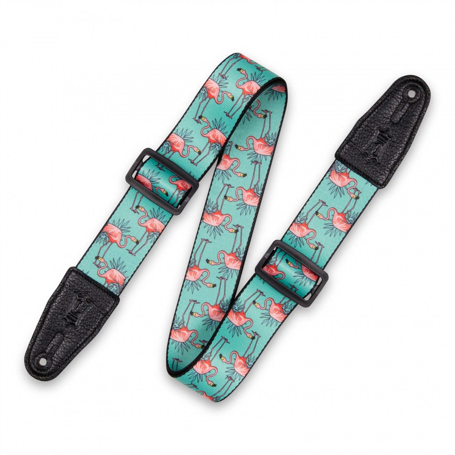 Levy's Leather's Flamingos Guitar Strap MPD2-121