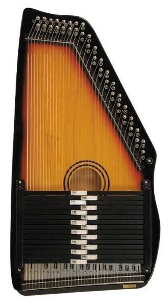 Ozark 2213 36-String 15-Bar Autoharp, Sunburst