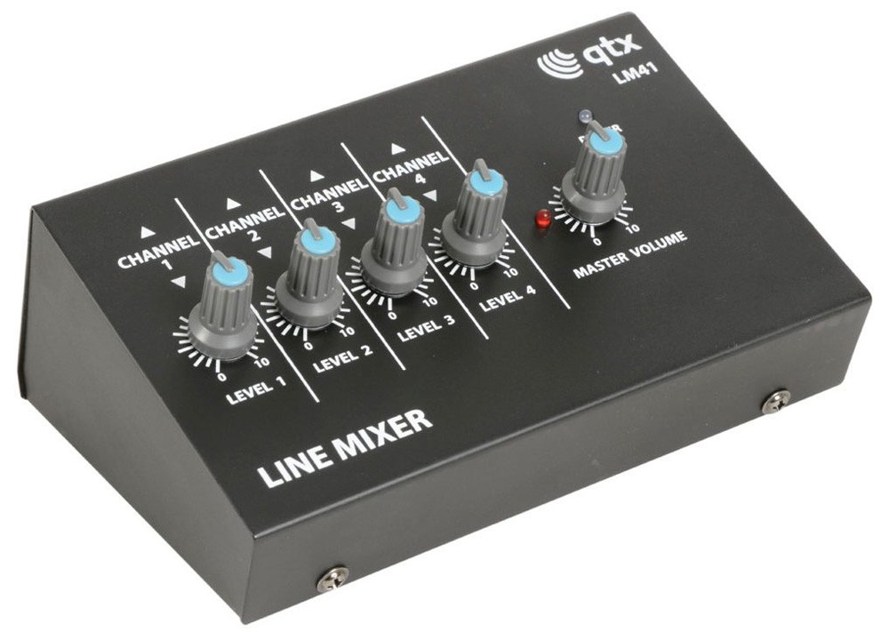 QTX LM41 Mini Line Level Mixer