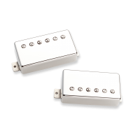 Seymour Duncan Hot Rodded Humbucker SH4/SH2n Pickup Set, Nickel Covers