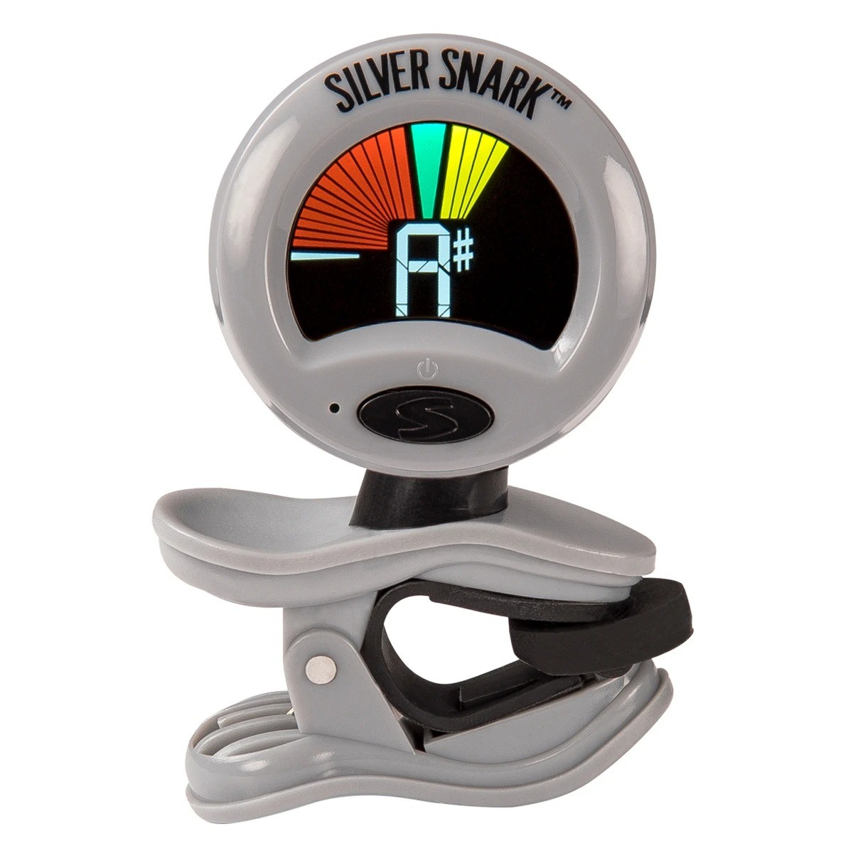 Snark SIL1 Silver Clip-on Chromatic Tuner for Guitar, Bass & Violins