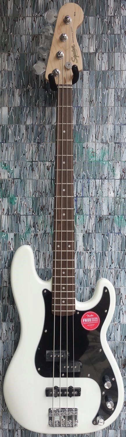 Squier Affinity Series Precision Bass PJ with Rosewood Fingerboard, Olympic White