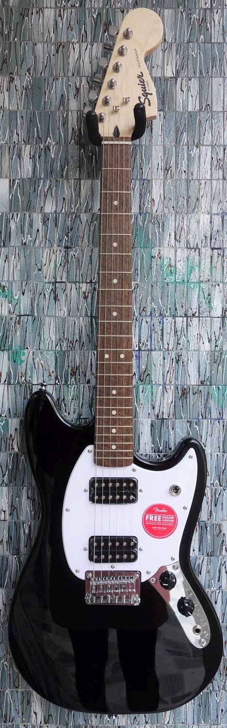 Squier bullet mustang hh black store