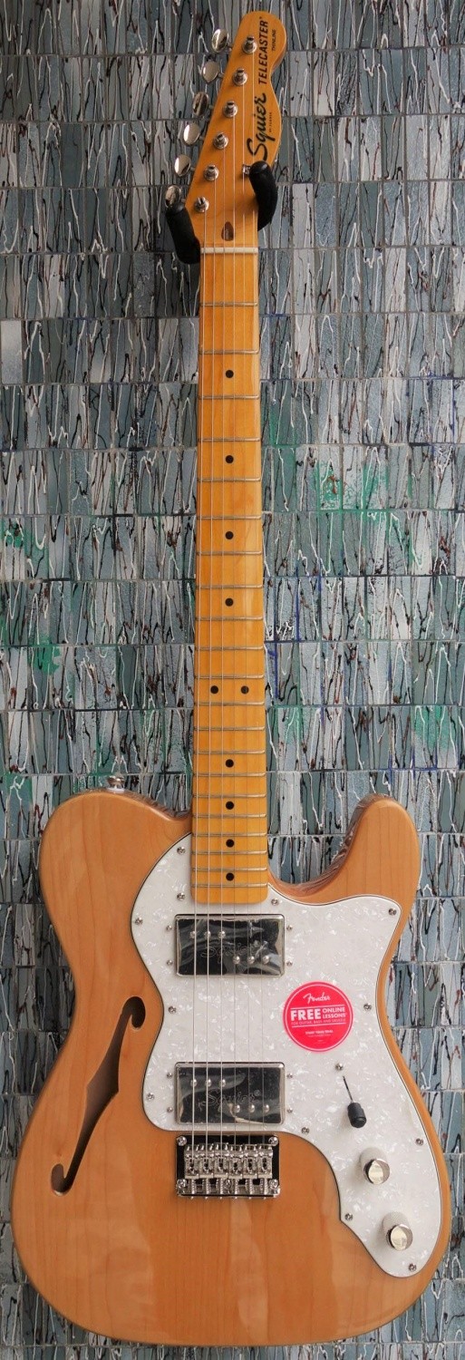 Squier Classic Vibe '70s Telecaster Thinline, Maple Fingerboard, Natural