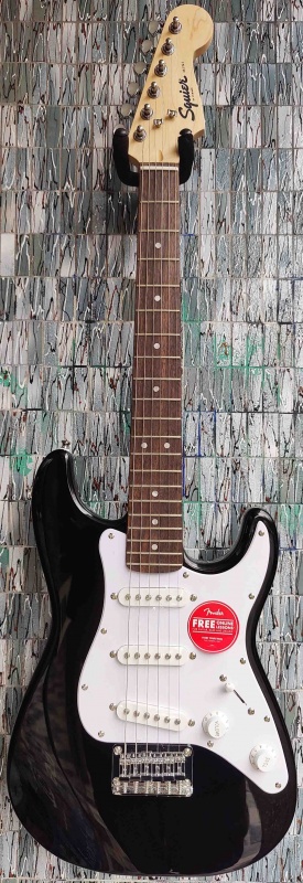 Squier Mini Stratocaster, Laurel Fingerboard, Black