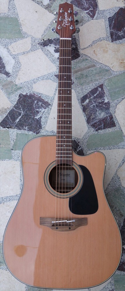 Takamine P1DC Dreadnought Electro-Acoustic Cutaway