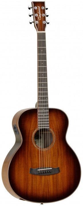 Tanglewood Winterleaf Exotic Mini Koa Electro-Acoustic Travel, Autumn Burst Gloss