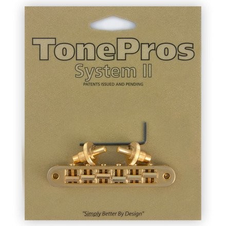 TonePros TP6-G Standard TuneoMatic Bridge, Gold