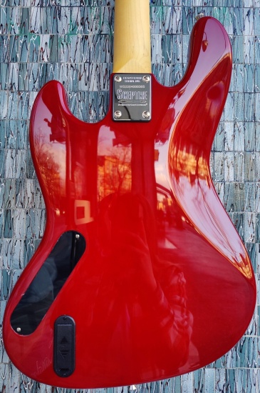 Levinson Sceptre DeSoto Custom Deluxe, Maple Fingerboard, Thru Red