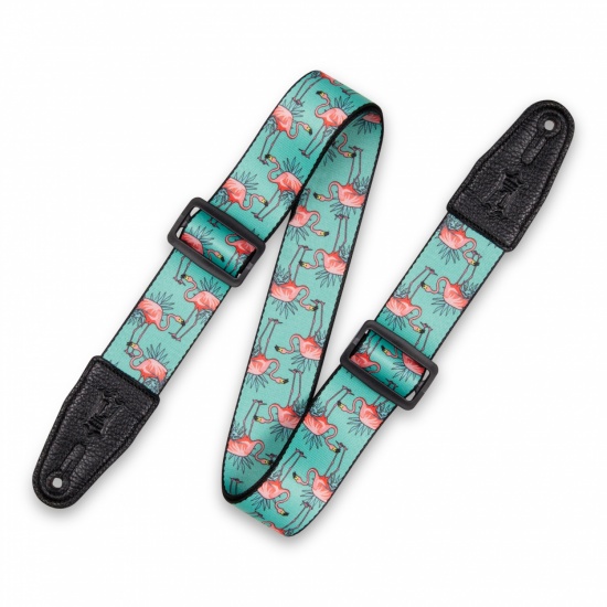 Levy's Leather's Flamingos Guitar Strap MPD2-121