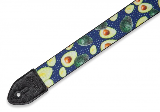 Levy's Leather's Fruit Salad Avocado Guitar Strap MP2FS-004