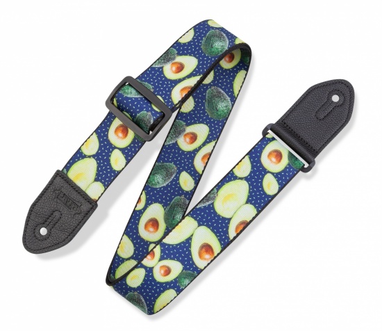 Levy's Leather's Fruit Salad Avocado Guitar Strap MP2FS-004