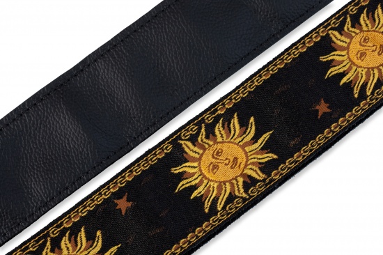 Levy's Leather's Jacquard Weave Sun Design, Black MPJG-SUN-BLK