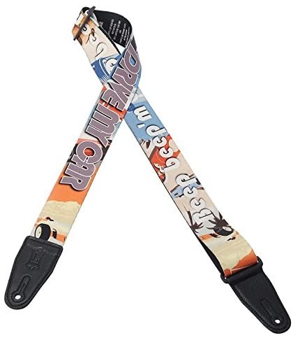 Levy's Leathers MPL2-018 Polyester Guitar Strap, Drive My Car